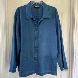 Sag Harbor Classic Blue Shirt Jacket